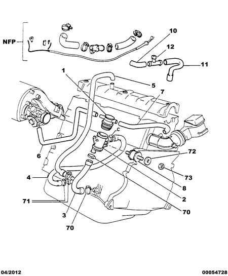 PEUGEOT 1180 59 - OIL VAPOR HOSE autocars.com.ua