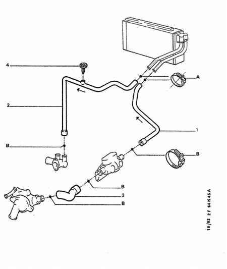 PEUGEOT 1351 04 - ENGINE WATER PIPE autocars.com.ua