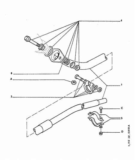 PEUGEOT 1798.80 - Комплект прокладок, система выпуска ОГ avtokuzovplus.com.ua