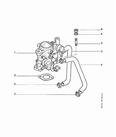 PEUGEOT 1413 96 - Трубка, карбюратор autocars.com.ua