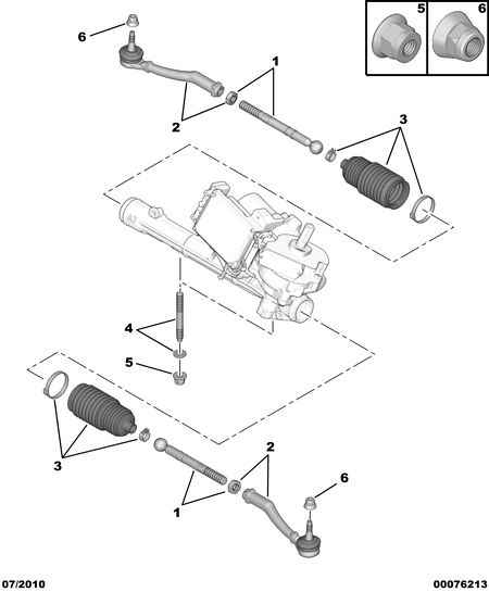 Moog PE-AX-12630 - Осевой шарнир, рулевая тяга autodnr.net