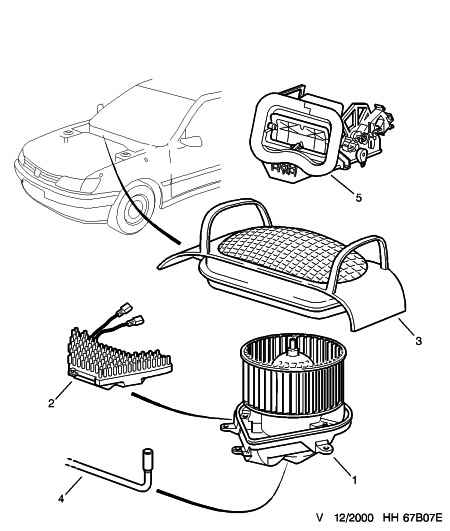 HELLA 5HL 351 321-121 - Регулятор, вентилятор салона autodnr.net