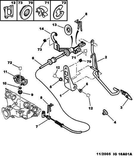 IKA 1.6143.1 - ACCELERATOR PEDAL BRACKET autocars.com.ua