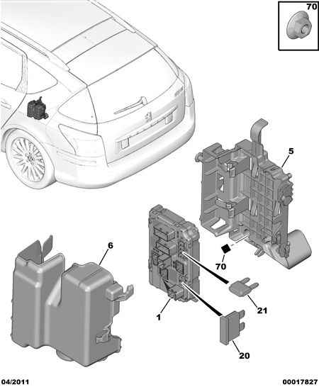 PEUGEOT 6500 P0 - MINI FUSE autocars.com.ua