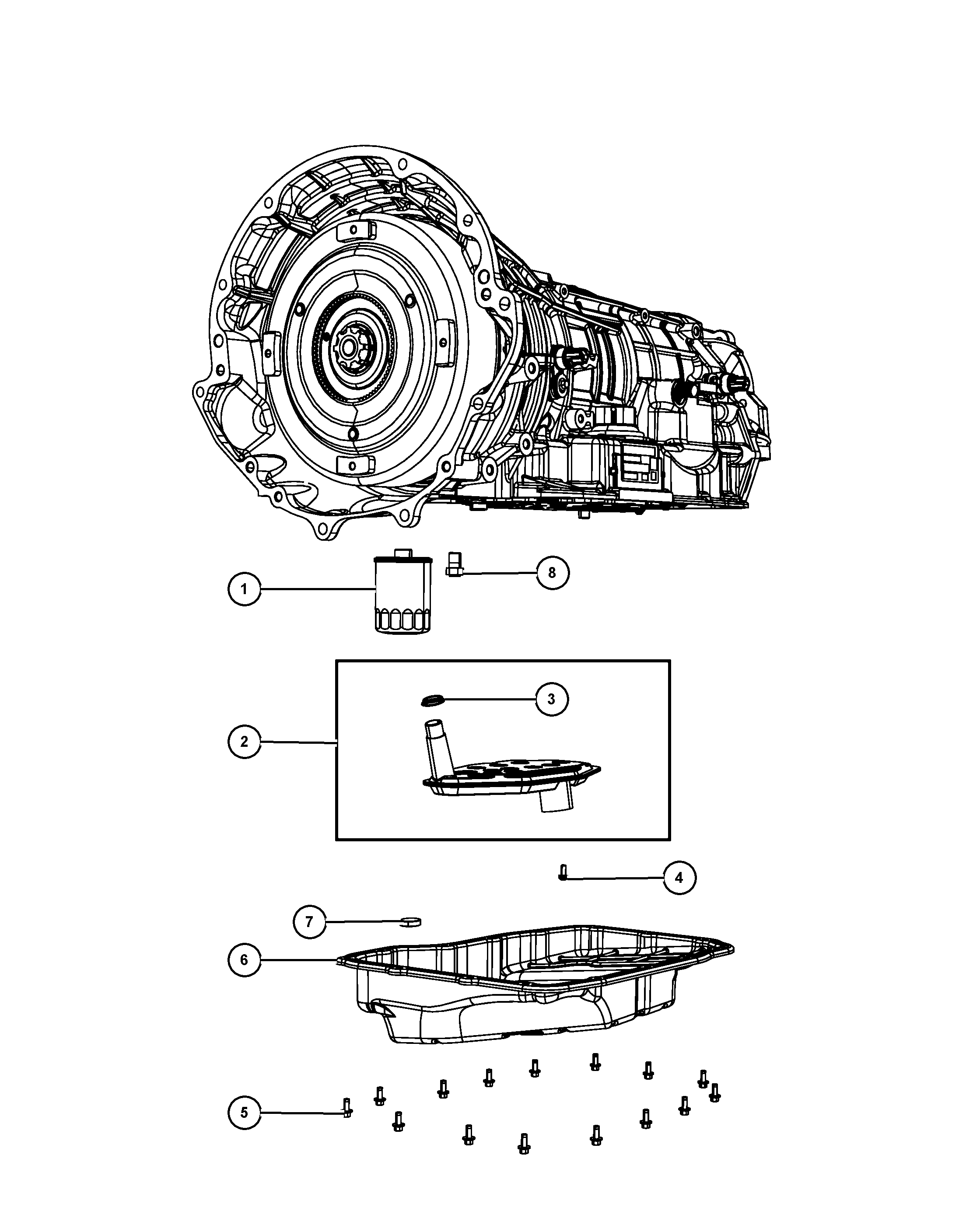 Chrysler 5179 267AC - Гідрофільтри, автоматична коробка передач autocars.com.ua