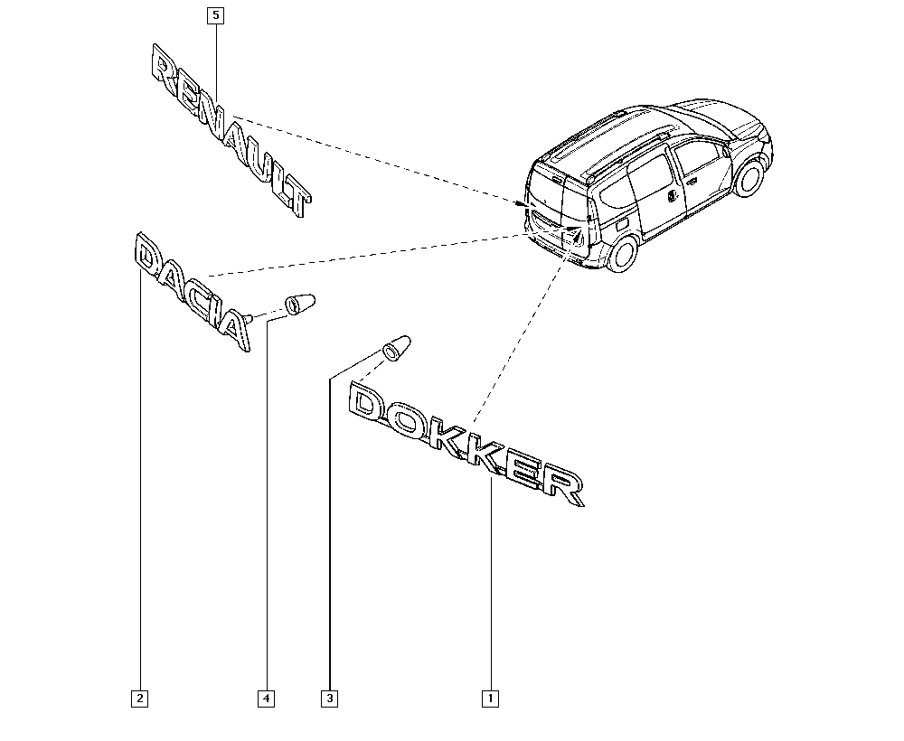 RENAULT 7703081151 - кліпса пласт autocars.com.ua