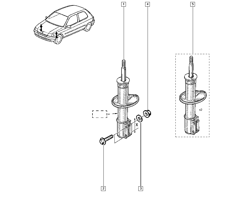 RENAULT TRUCKS 7701478600 - Амортизатор autocars.com.ua