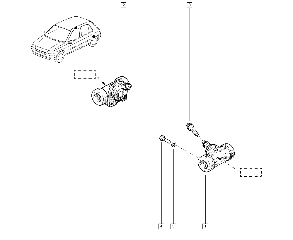 RENAULT TRUCKS 77 01 039 394 - Колісний гальмівний циліндр autocars.com.ua