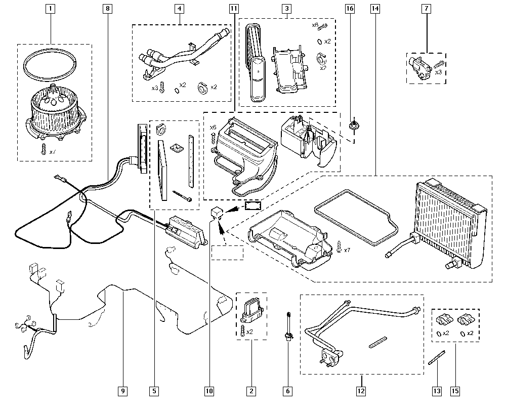 RENAULT 7701207453 - Регулятор, вентилятор салона avtokuzovplus.com.ua