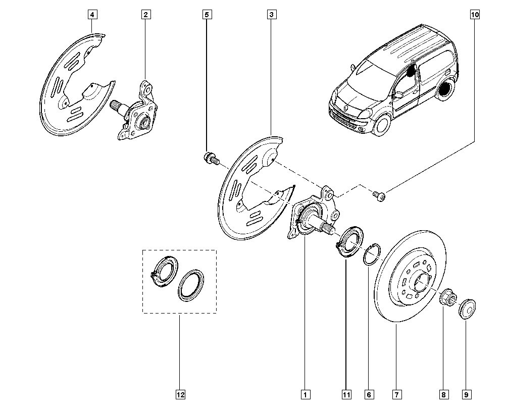 RENAULT 479707820R - Гальмівний диск autocars.com.ua