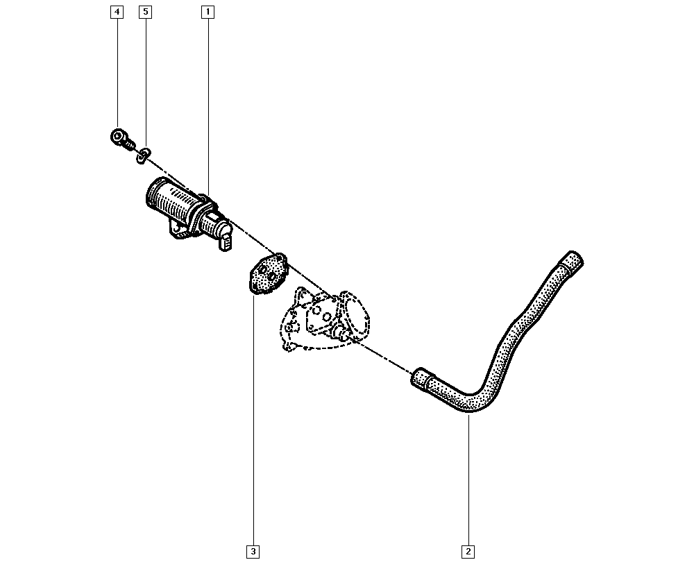 RENAULT 77 00 744 614 - Поворотна заслінка, підведення повітря autocars.com.ua