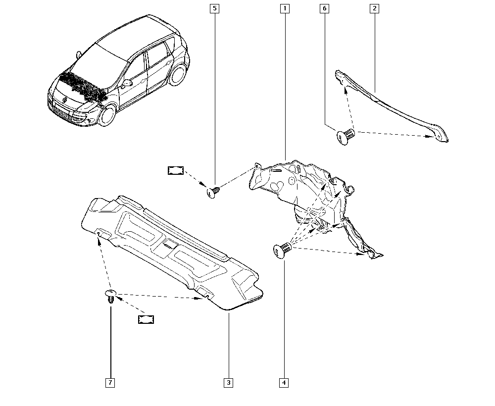 Шумоизоляция капота рено сценик 3