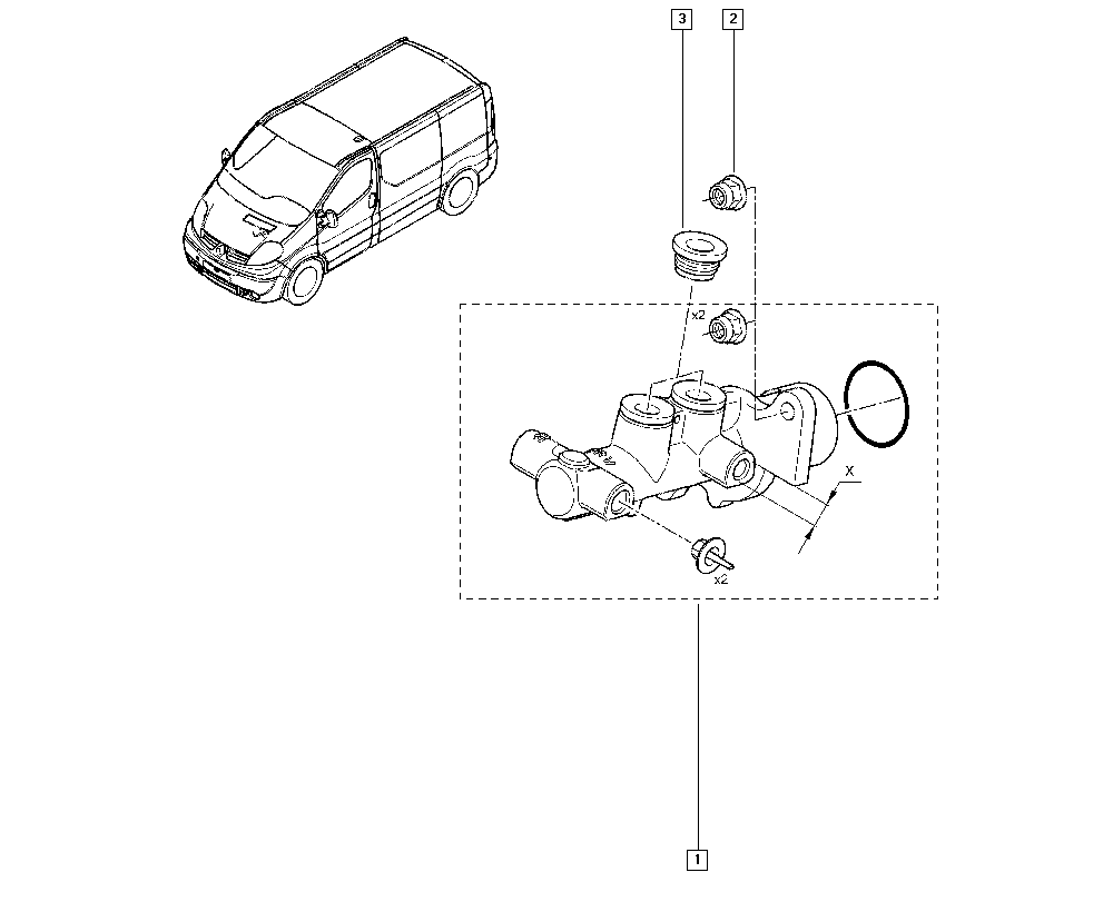 RENAULT 7701210056 - Главный тормозной цилиндр avtokuzovplus.com.ua