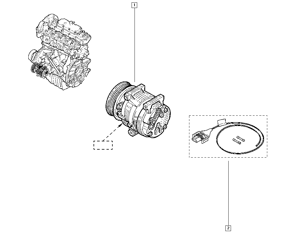 RENAULT 926005849R - Компрессор кондиционера avtokuzovplus.com.ua