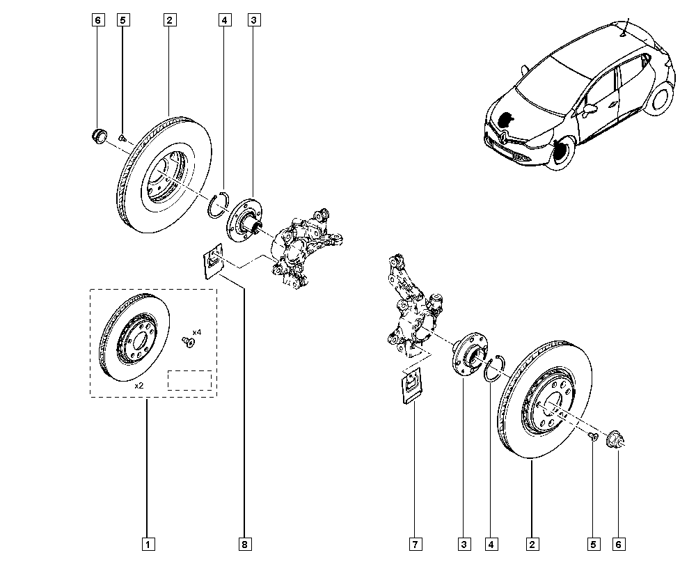 Skoda 40 20 641 55R - Тормозной диск avtokuzovplus.com.ua