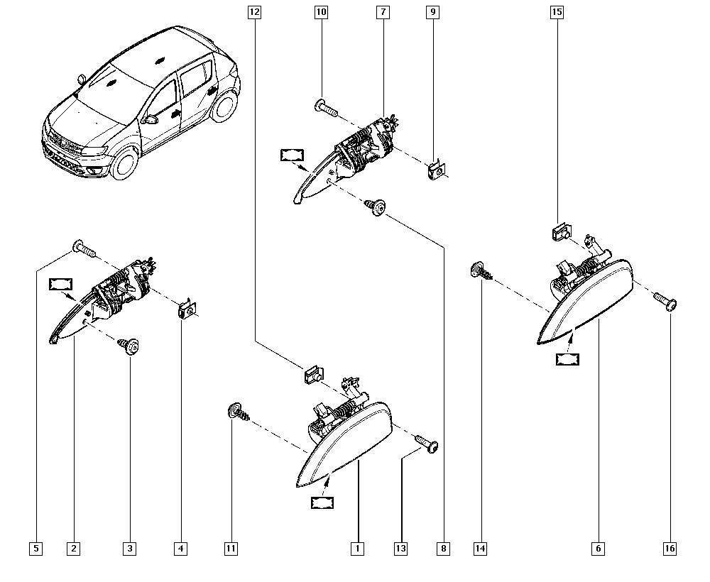 DACIA 806070421R - Ручка двері autocars.com.ua