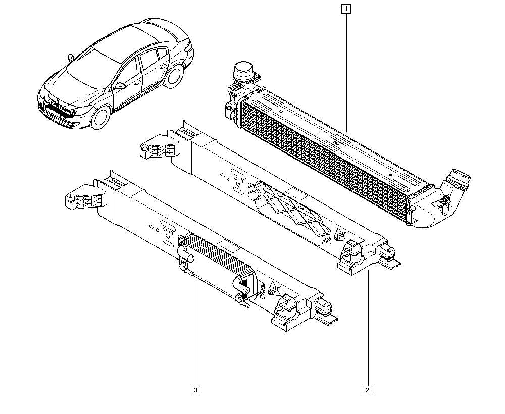 RENAULT 144966078R - Интеркулер autocars.com.ua