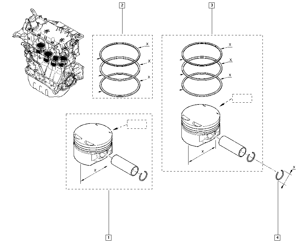 RENAULT 7701475781 - Поршень autocars.com.ua