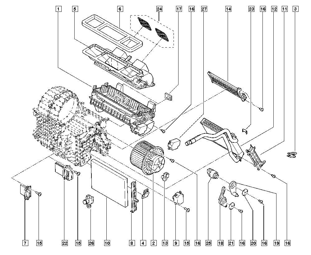 RENAULT 27 27 708 40R - Фільтр, повітря у внутрішній простір autocars.com.ua