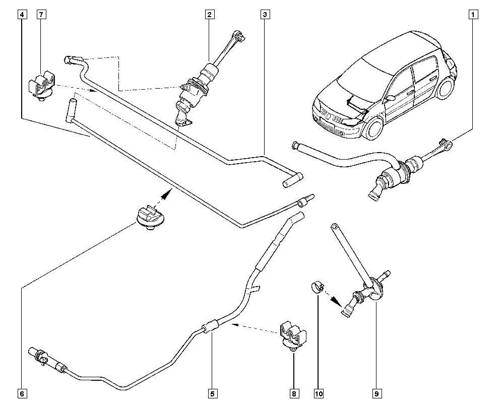 Delphi LM80400 - Главный цилиндр, система сцепления autodnr.net