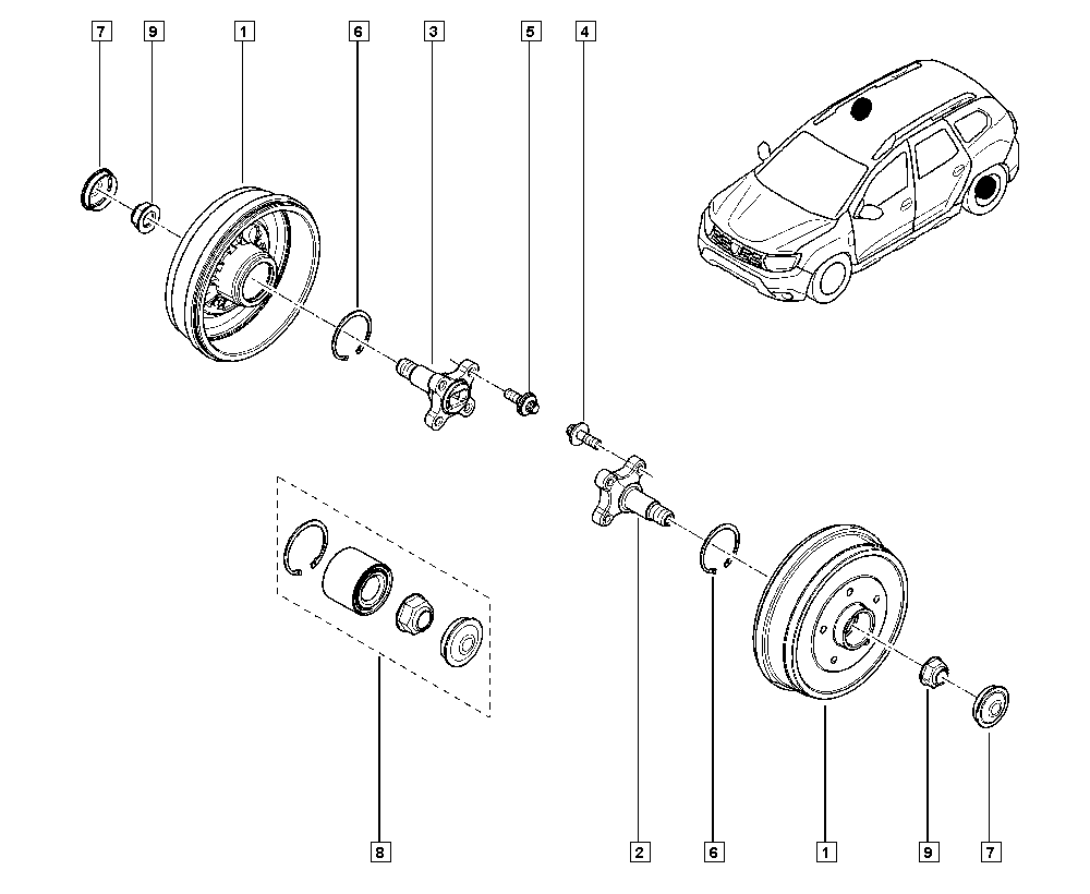 Autlog RS1353 - Комплект подшипника ступицы колеса autodnr.net