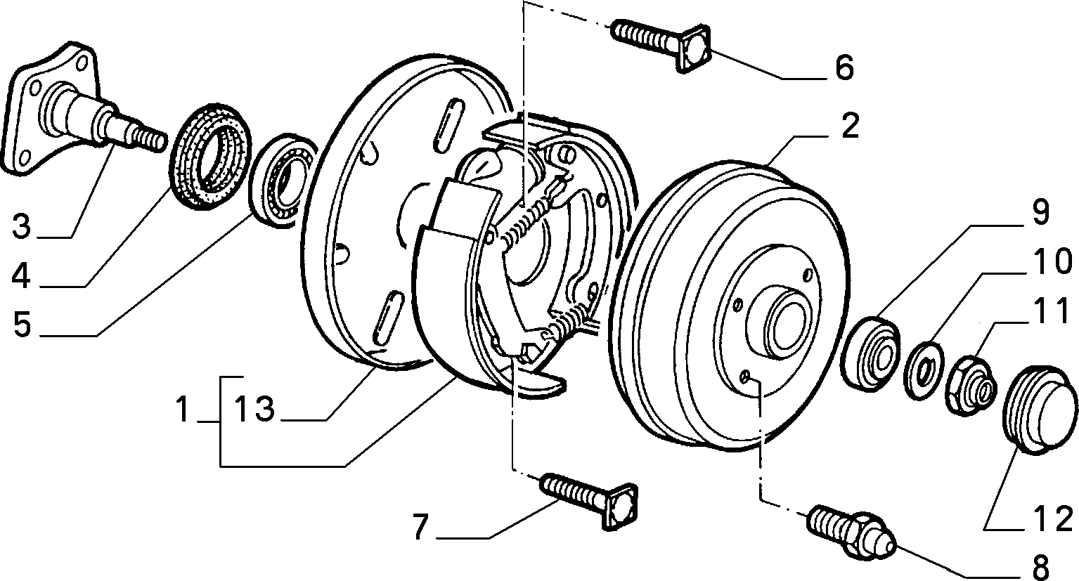 GSP GK0542 - Подшипник ступицы колеса  комплект AUDI 100 43  C2 autodnr.net