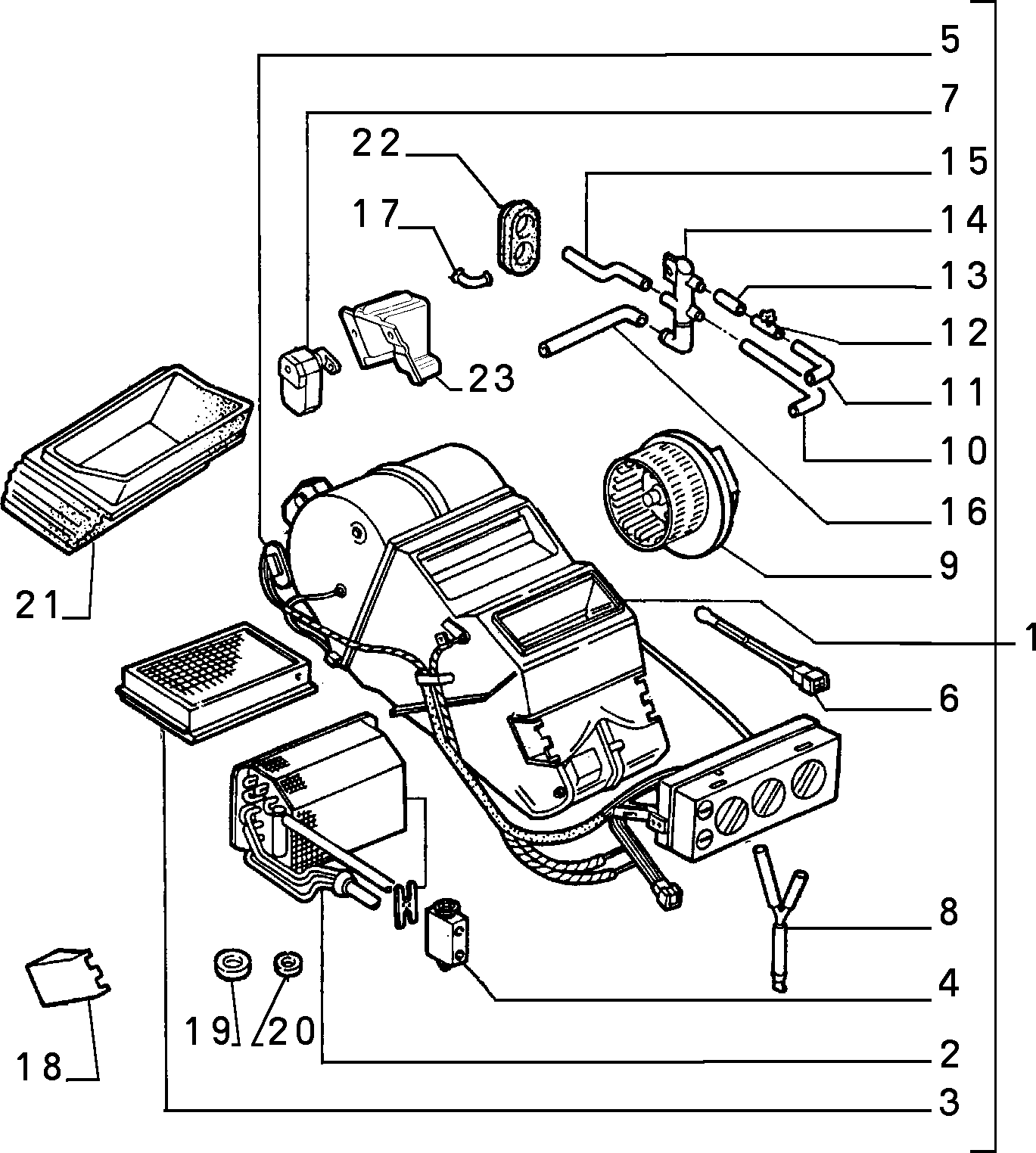 Alfa Romeo 60 538 689 - Теплообмінник, опалення салону autocars.com.ua