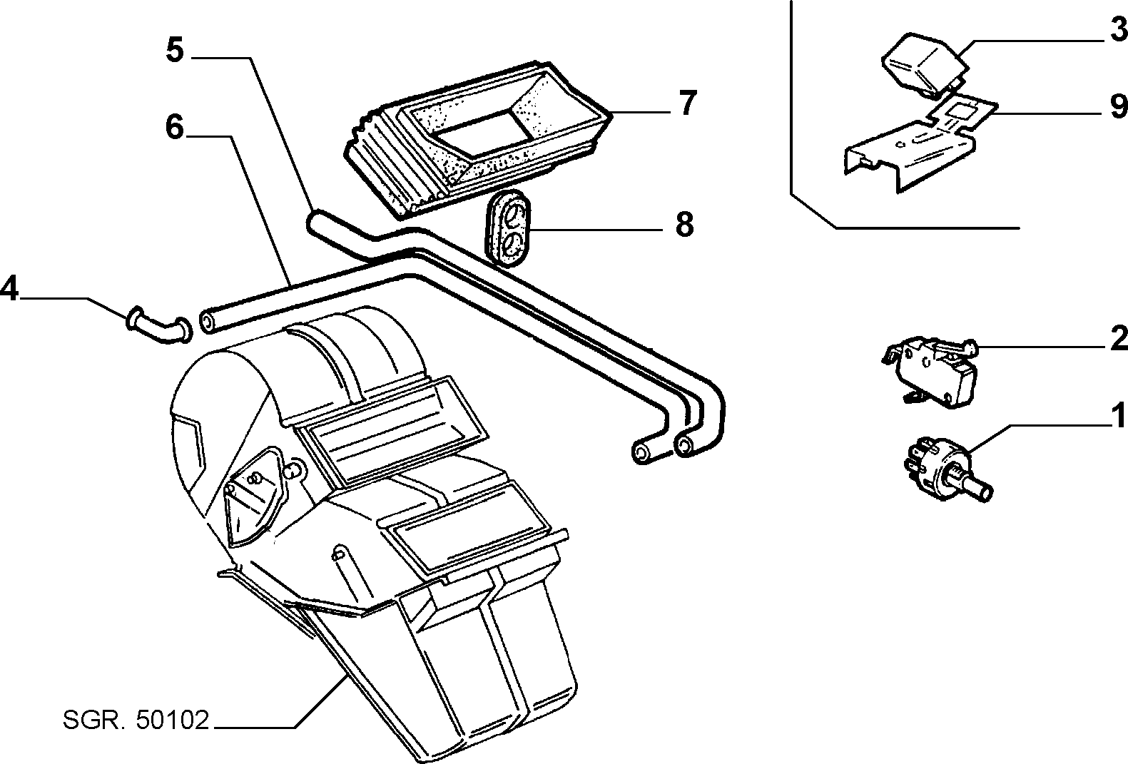 Замена фильтрующего элемента системы вентиляции и отопления салона 81 фото