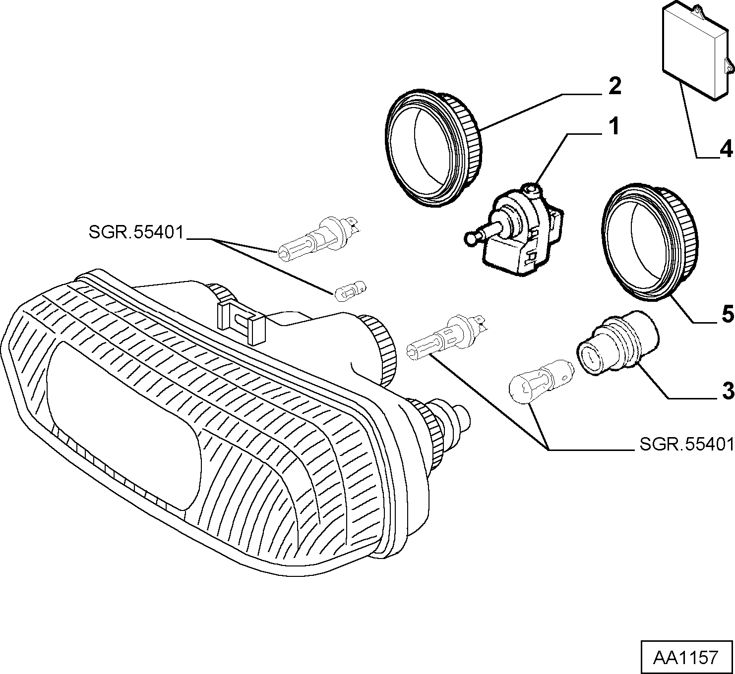 FIAT 9949559 - Пристрій управління, освітлення autocars.com.ua