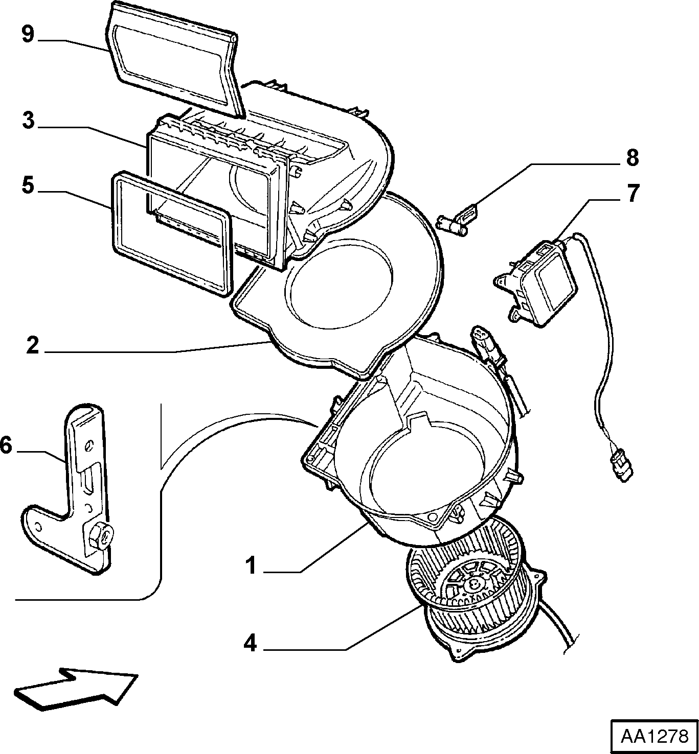 Denso DEA01001 - Вентилятор салона autodnr.net