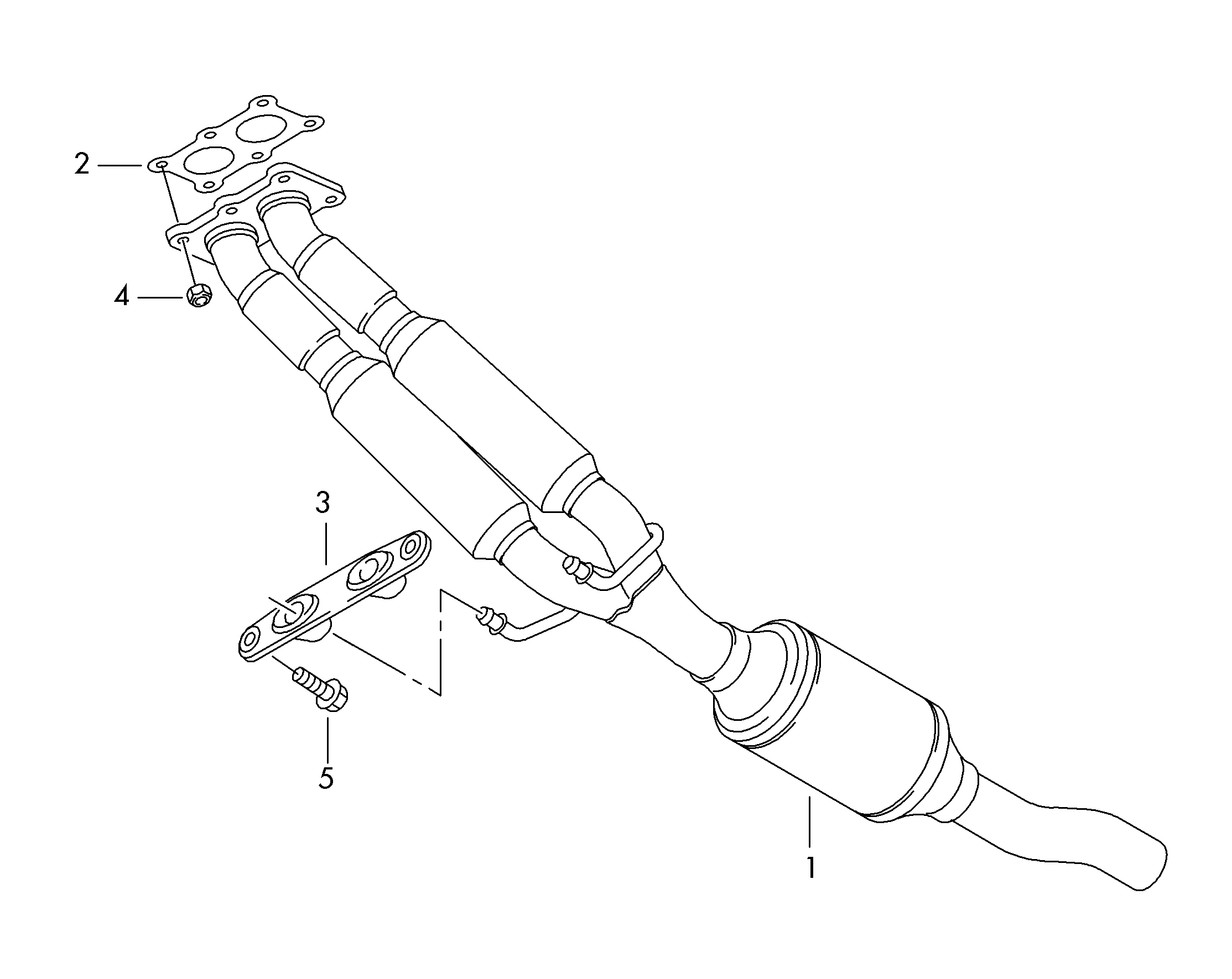 VW 1K0254508SX - Катализатор avtokuzovplus.com.ua