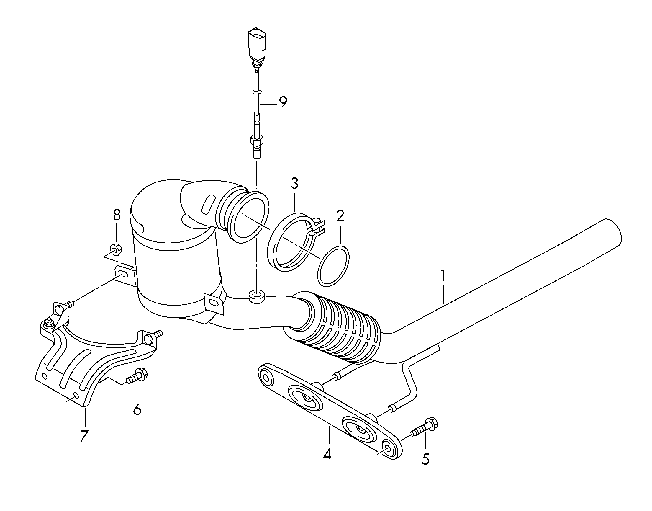 VW 5Q0254502KX - Катализатор avtokuzovplus.com.ua