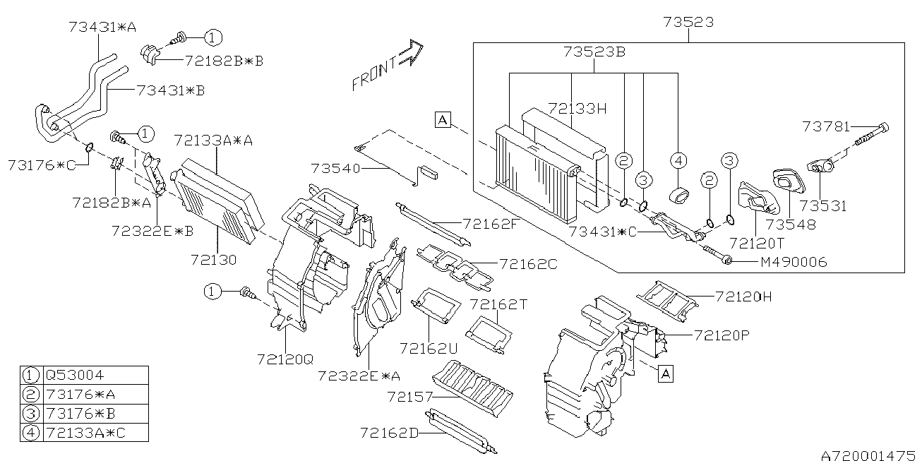 Subaru 73531 FJ010 - Расширительный клапан, кондиционер avtokuzovplus.com.ua