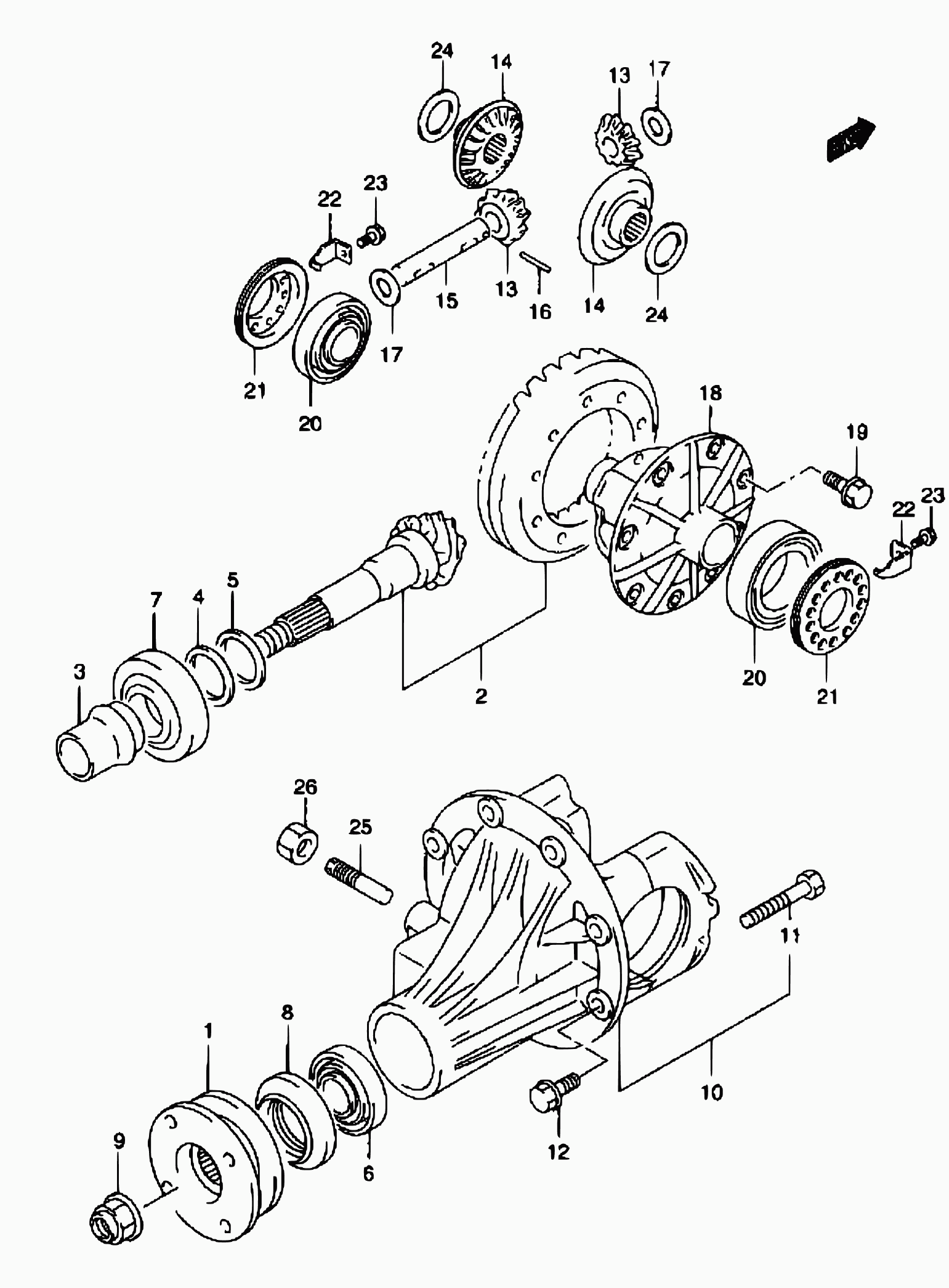 Suzuki 09265-25039 - Підшипник ступиці колеса autocars.com.ua