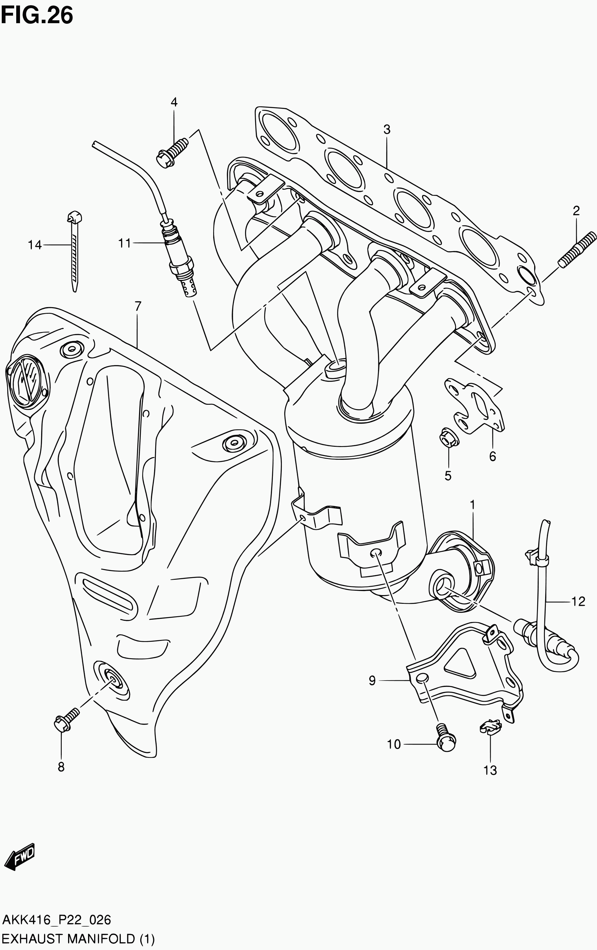 BGA MG8591 - Прокладка, выпускной коллектор autodnr.net