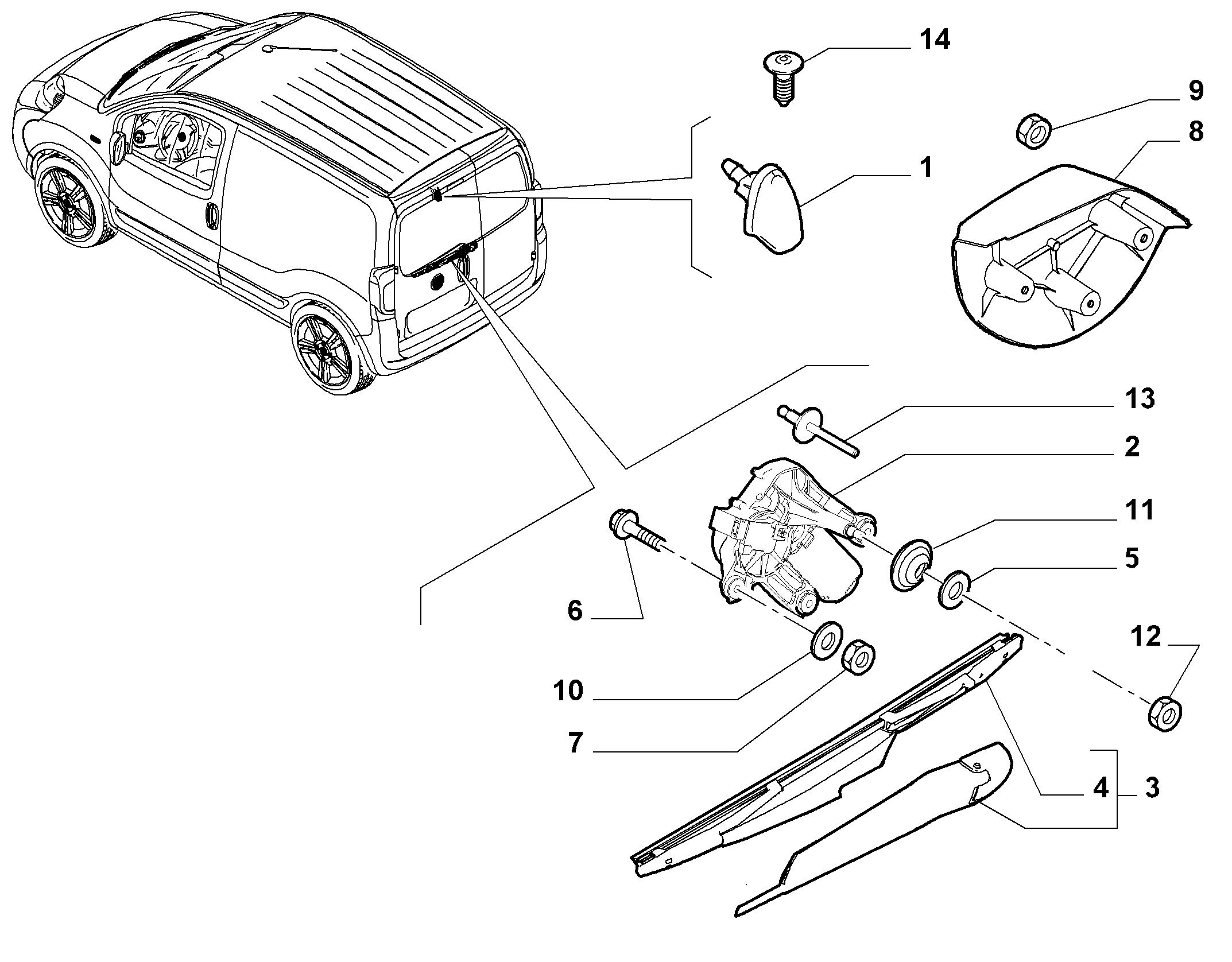 FIAT 71744176 - Щетка стеклоочистителя avtokuzovplus.com.ua