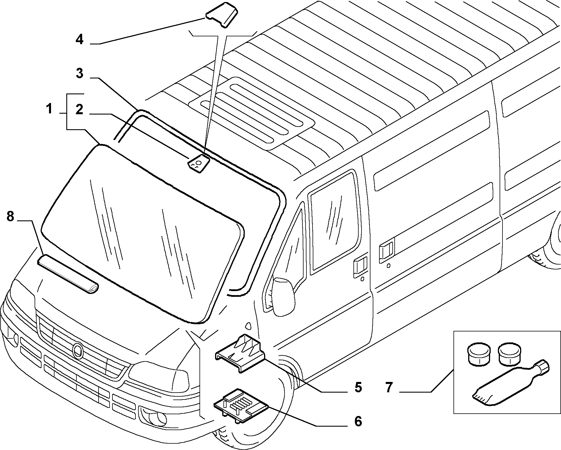 PEUGEOT 71752412 - Ветровое стекло avtokuzovplus.com.ua