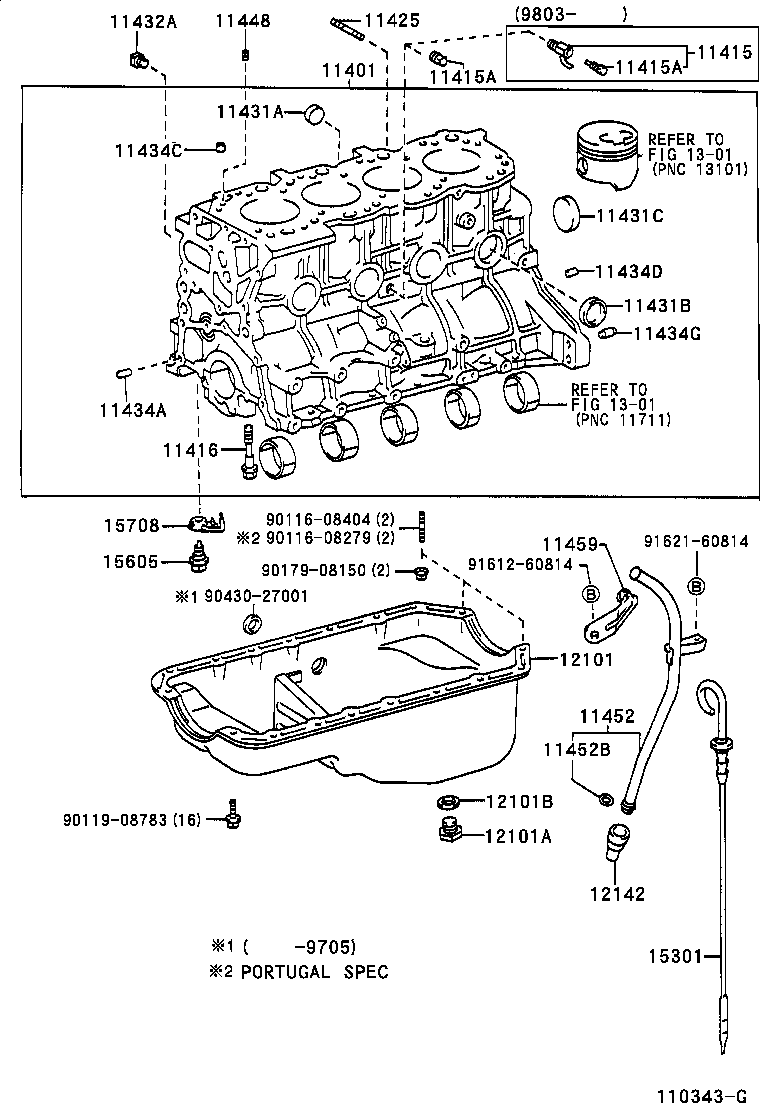 TOYOTA 12101 54196 - Масляний піддон autocars.com.ua