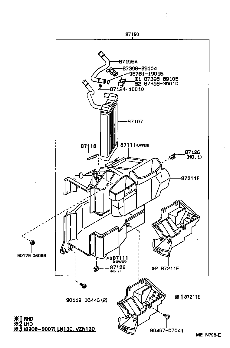 TOYOTA 90467-07041 - Распорная заклепка avtokuzovplus.com.ua