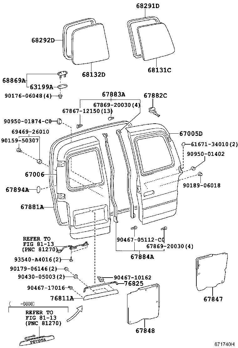 SAAB 6829126051 - Вітрове скло autocars.com.ua