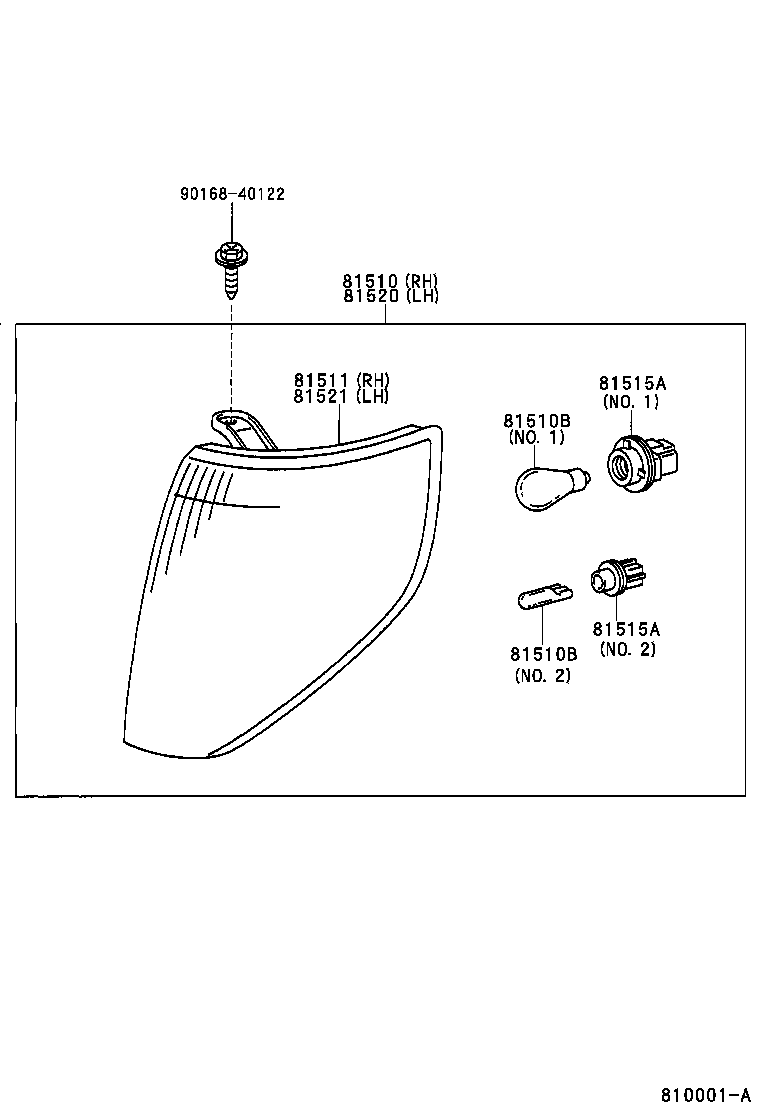 TOYOTA 8152060380 - Фонарь указателя поворота avtokuzovplus.com.ua