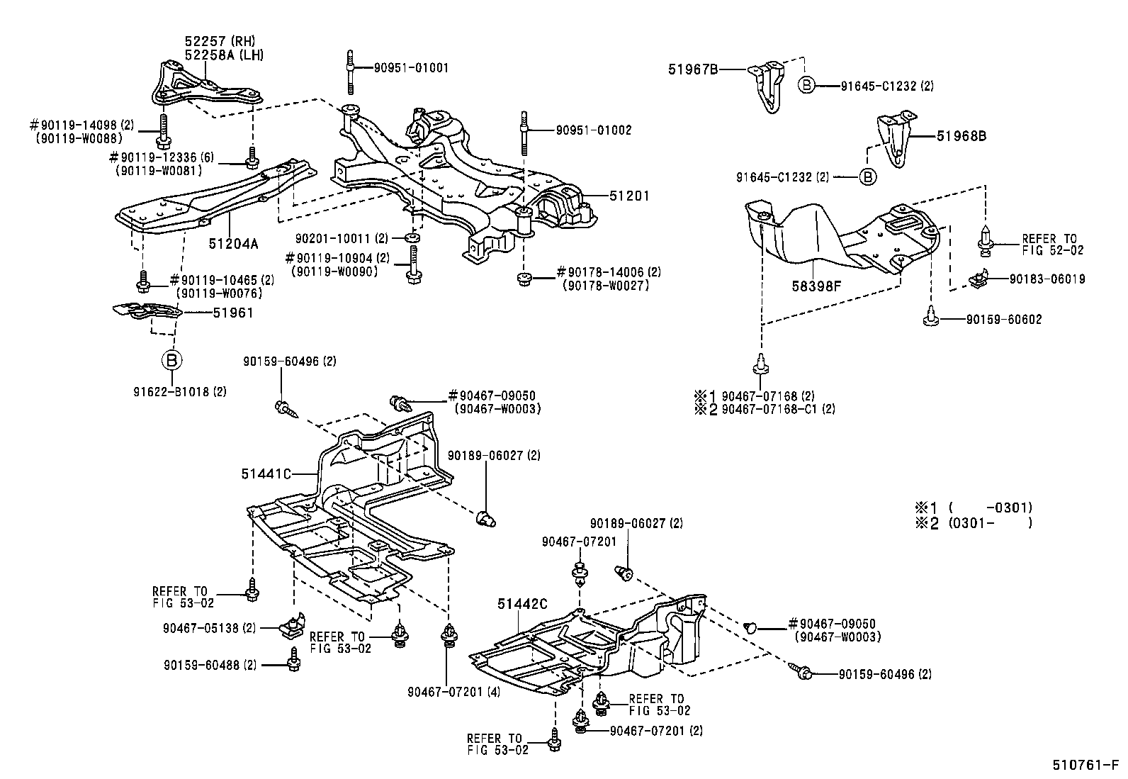 TOYOTA 51441 02090 - Кожух двигателя avtokuzovplus.com.ua