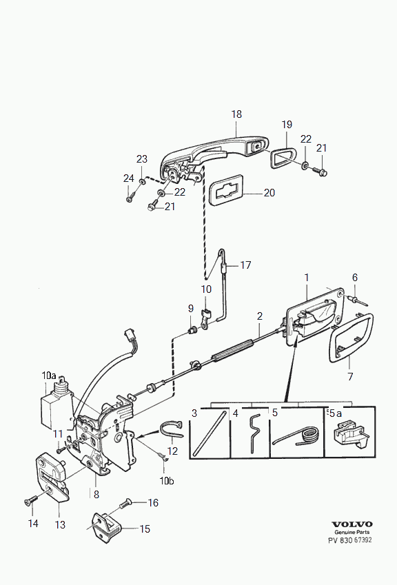 Volvo 3503941 - Актуатор, регулировочный элемент, центральный замок avtokuzovplus.com.ua