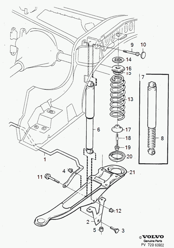 Volvo 9140553 - Амортизатор autocars.com.ua