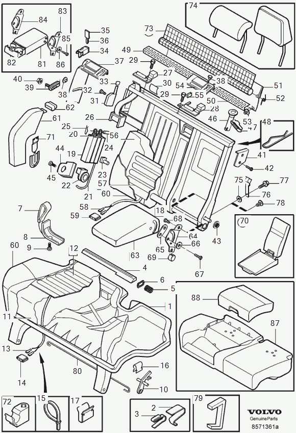 OEM 3539705 - Gcp padding, R.H. autocars.com.ua