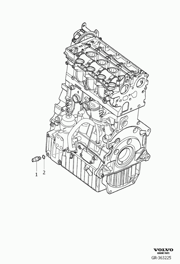 Volvo 3 072 522 9 - Датчик, тиск масла autocars.com.ua