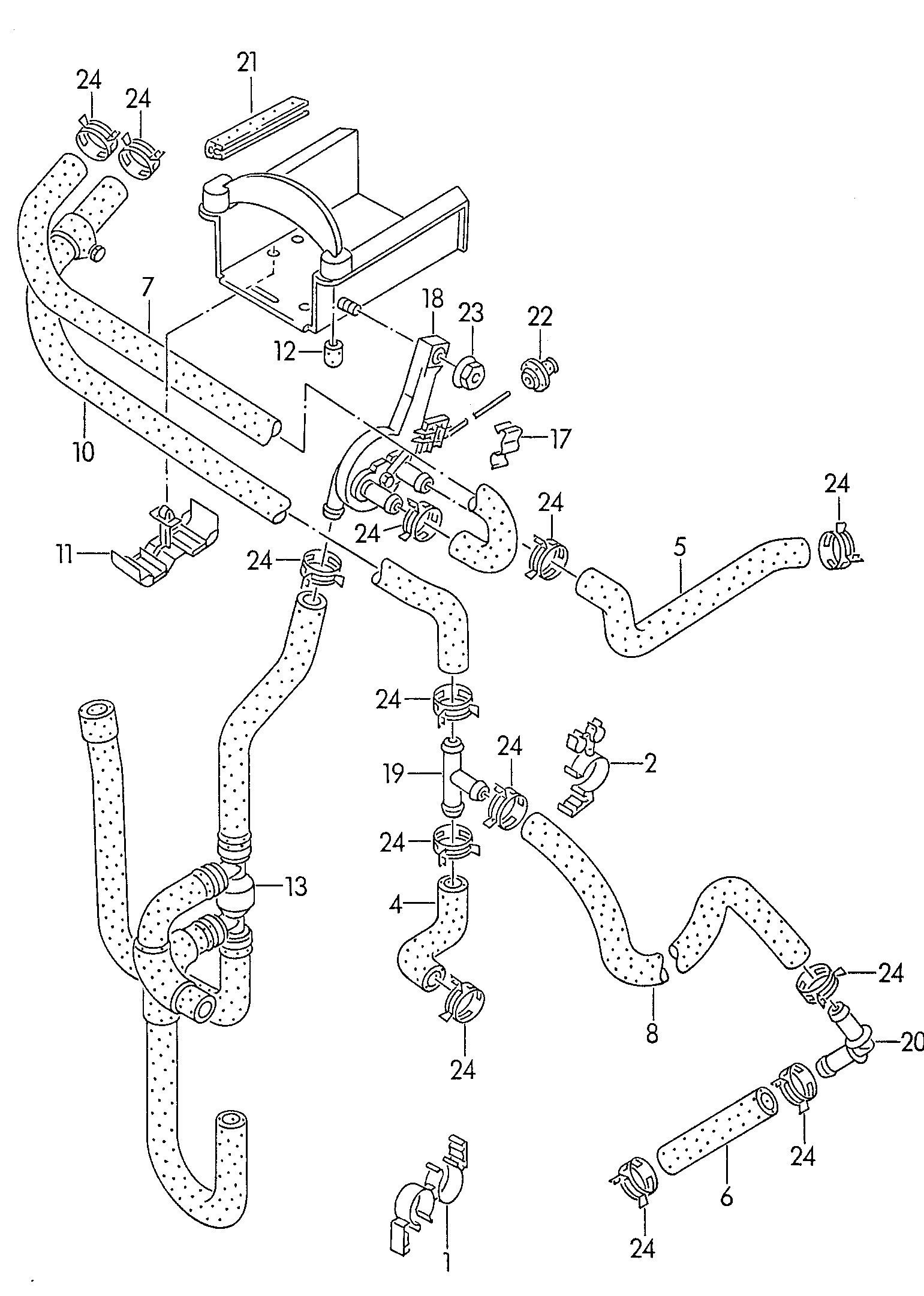 VW 701819809H - Теплообменник, отопление салона avtokuzovplus.com.ua