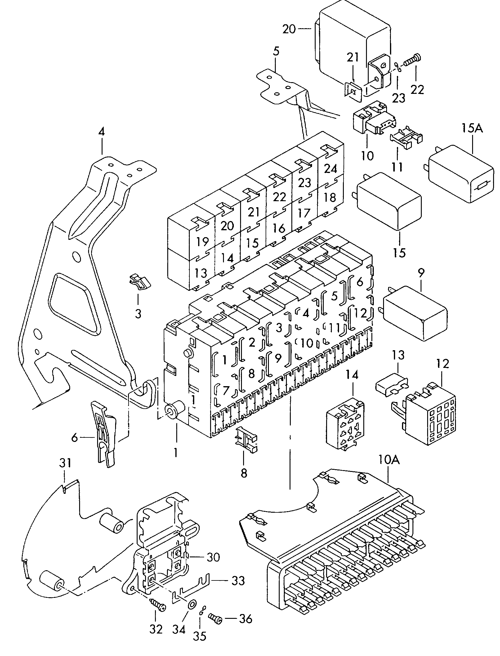 VAG 701 959 141B - Реле, кондиционер avtokuzovplus.com.ua