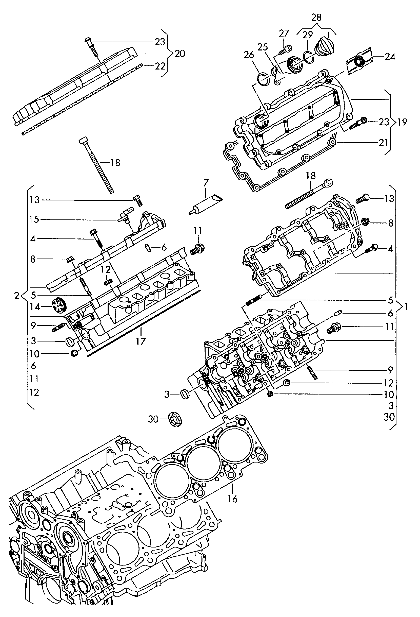 VAG 059103470R - Кришка головки циліндра autocars.com.ua