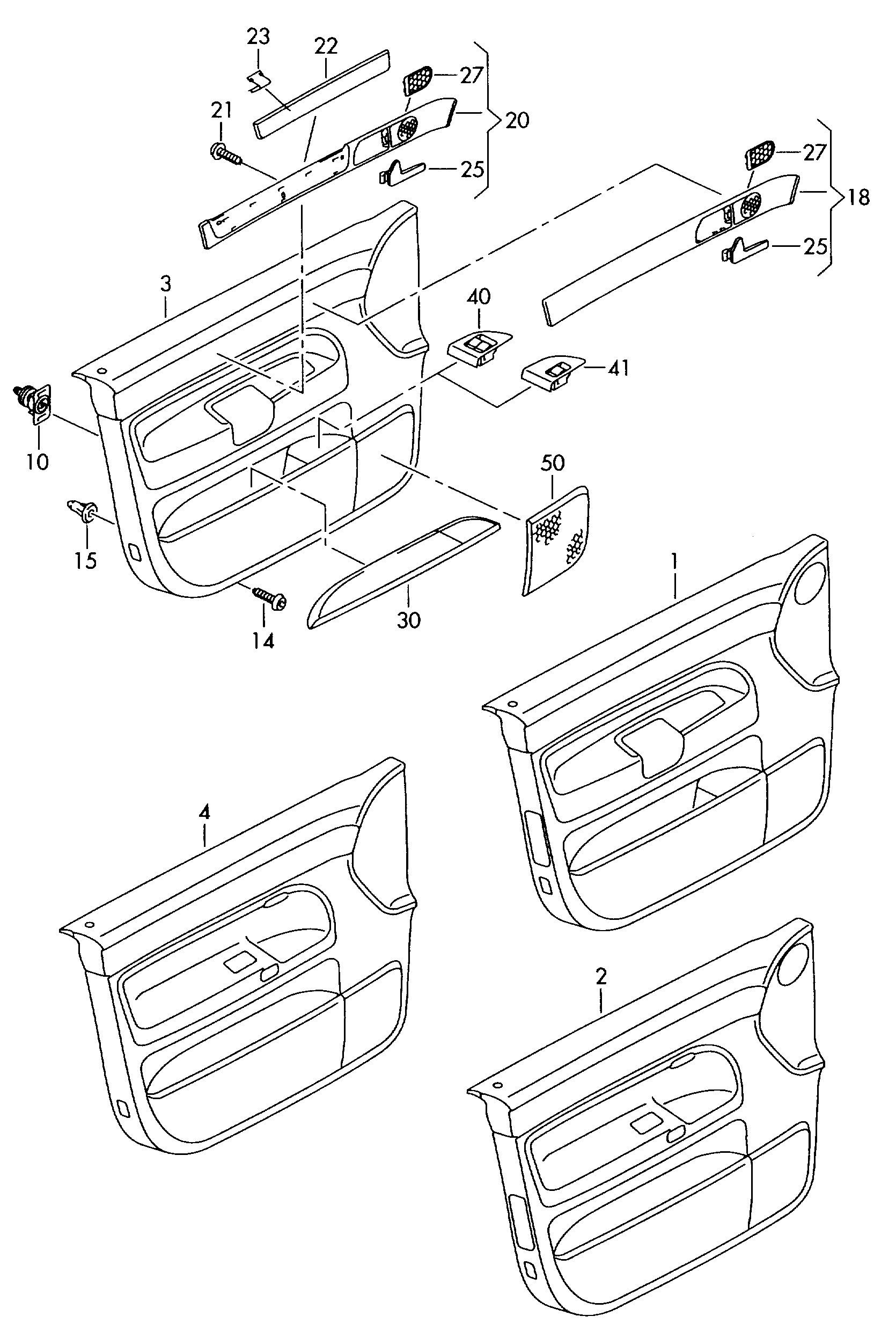 Seat 7L6 868 243 - Пружинный зажим avtokuzovplus.com.ua